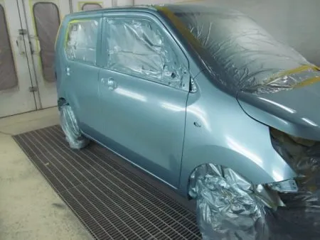  一関市のキズ・へこみの板金塗装事例(スズキ・ワゴンR)