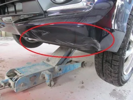  一関市よりキズ・凹みの板金修理事例(スズキ・ソリオバンディット)