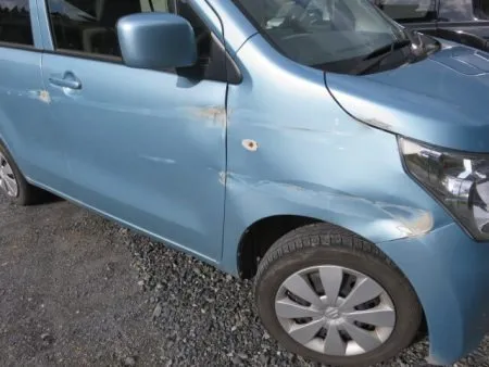  一関市のキズ・へこみの板金塗装事例(スズキ・ワゴンR)