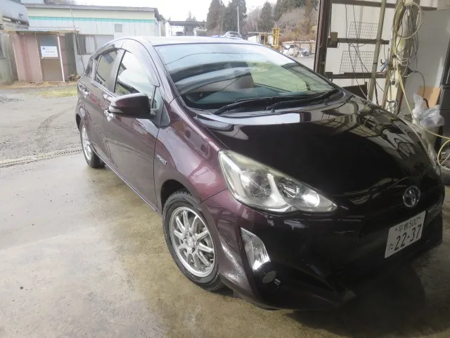 一関市より事故修理事例（Aqua）